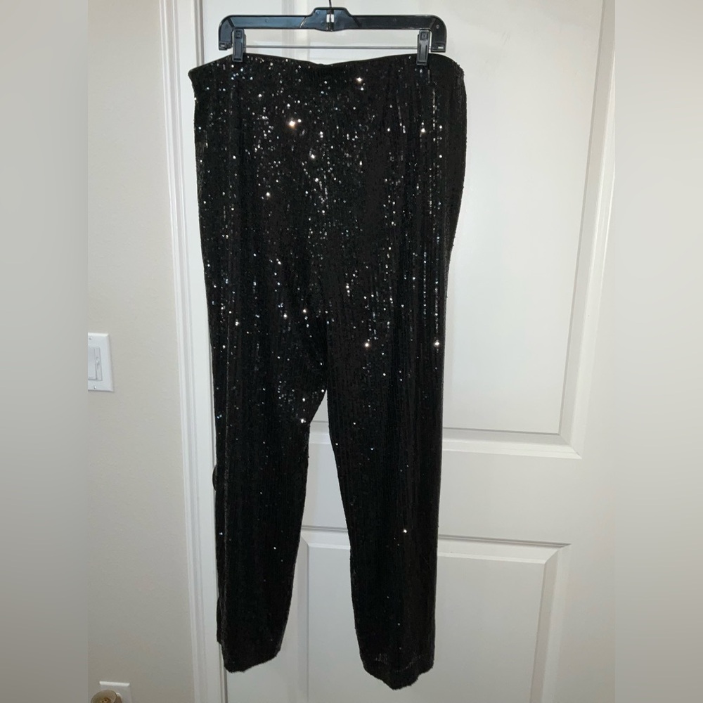 Anne Klein Sequined Evening Pants